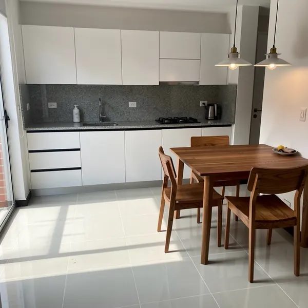 Cocina y comedor remodelados en apartamento Cocina y comedor remodelados en apartamento