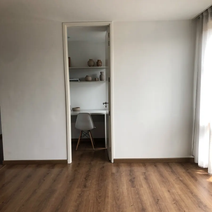 División en drywall para estudio en casa