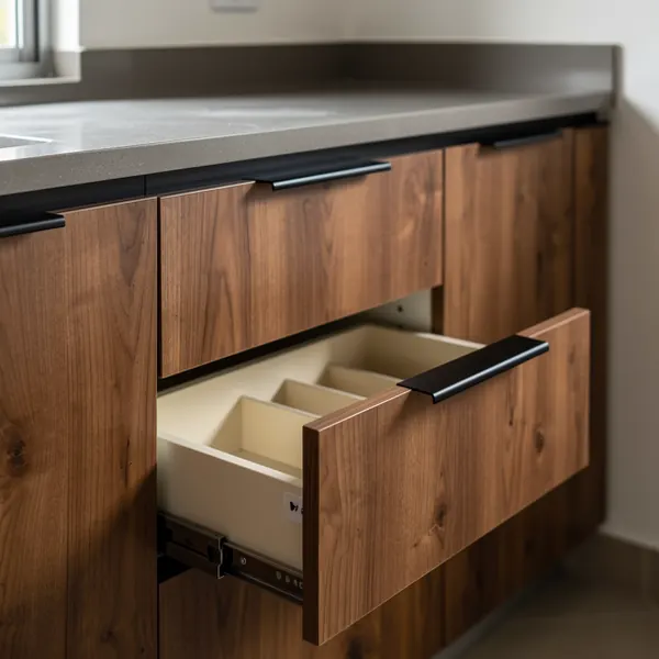 Muebles de cocina fabricados en tablero RH