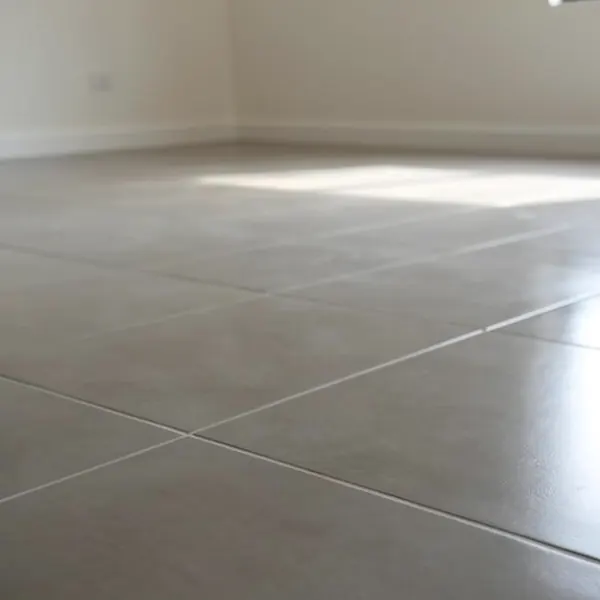 Piso de porcelanato instalado en sala nueva