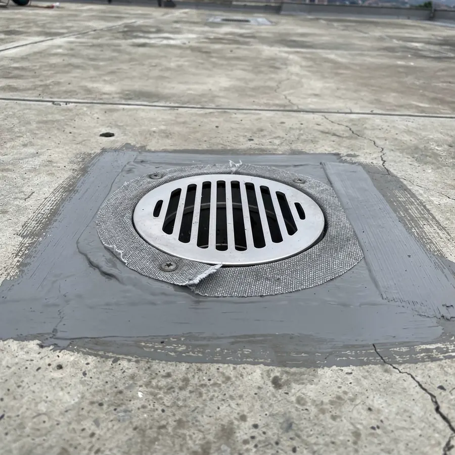 Sifón de terraza reforzado e impermeabilizado